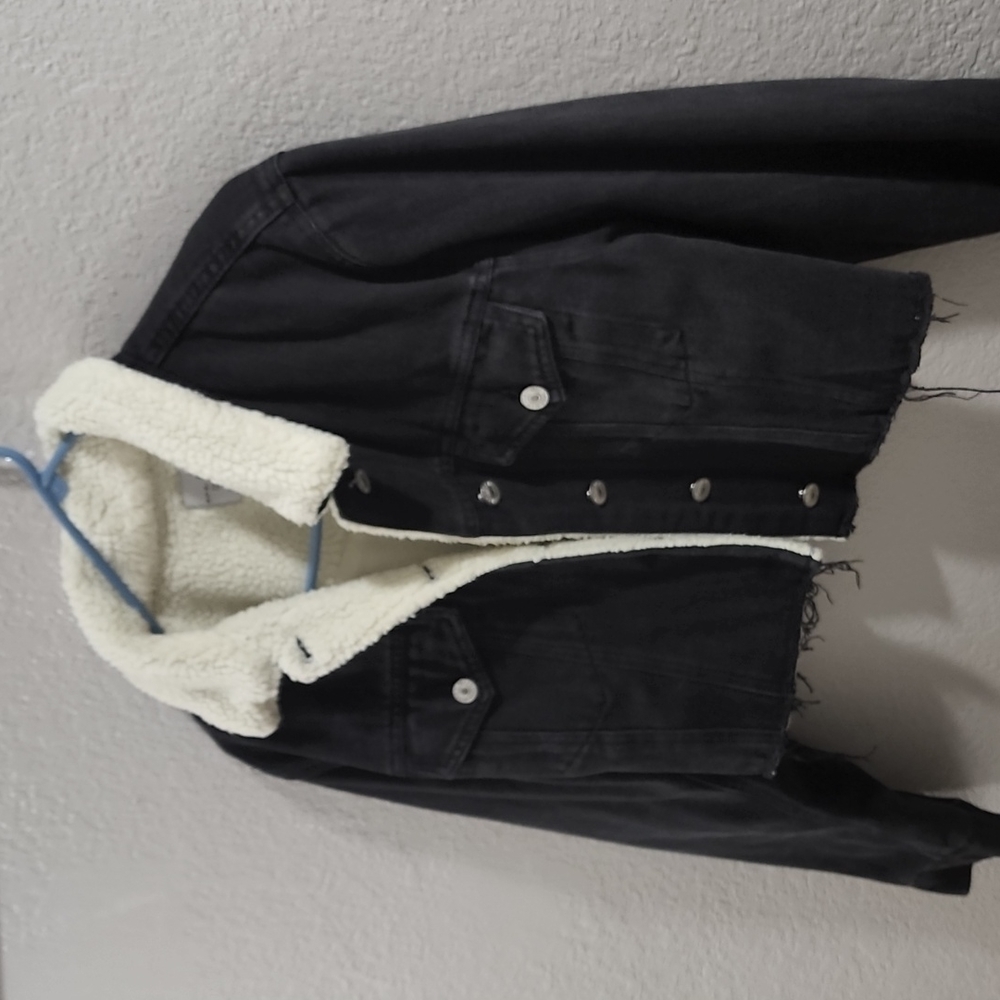 Black Fleece Jean Jacket